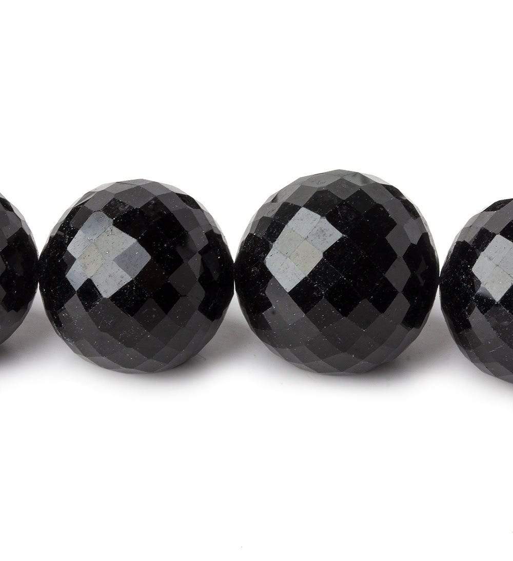 15-17.5mm Rainbow Obsidian faceted round beads 17 inches 28 pieces - Beadsofcambay.com