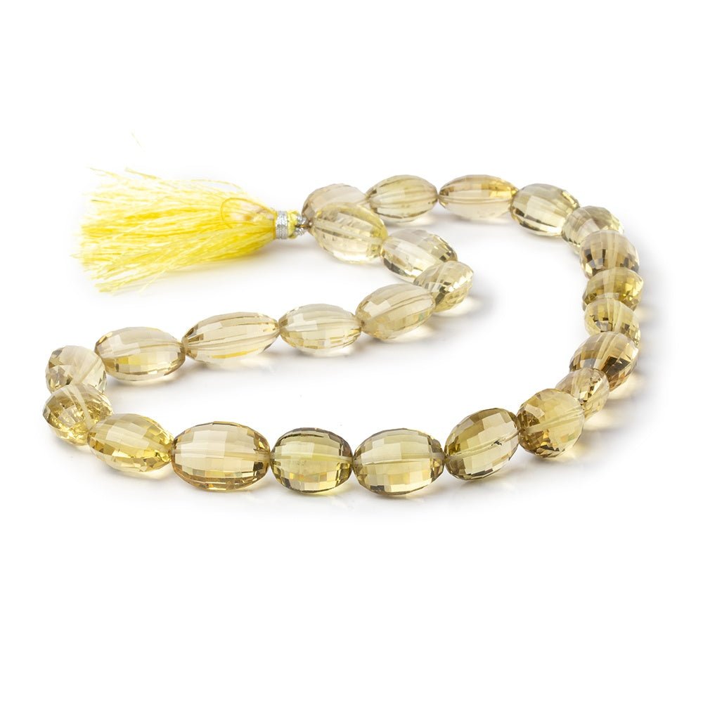 15x12-19x14mm Lemon Quartz Faceted Ovals 16 inch 25 beads AAA - Beadsofcambay.com