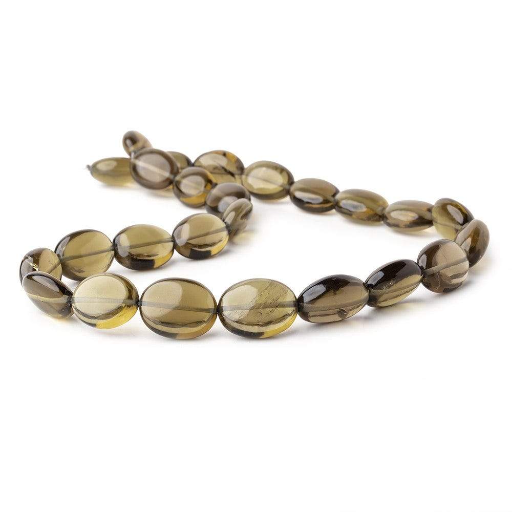 15x12-20x15mm Olive Quartz Plain Nugget Beads 17 inch 25 pieces AA - Beadsofcambay.com