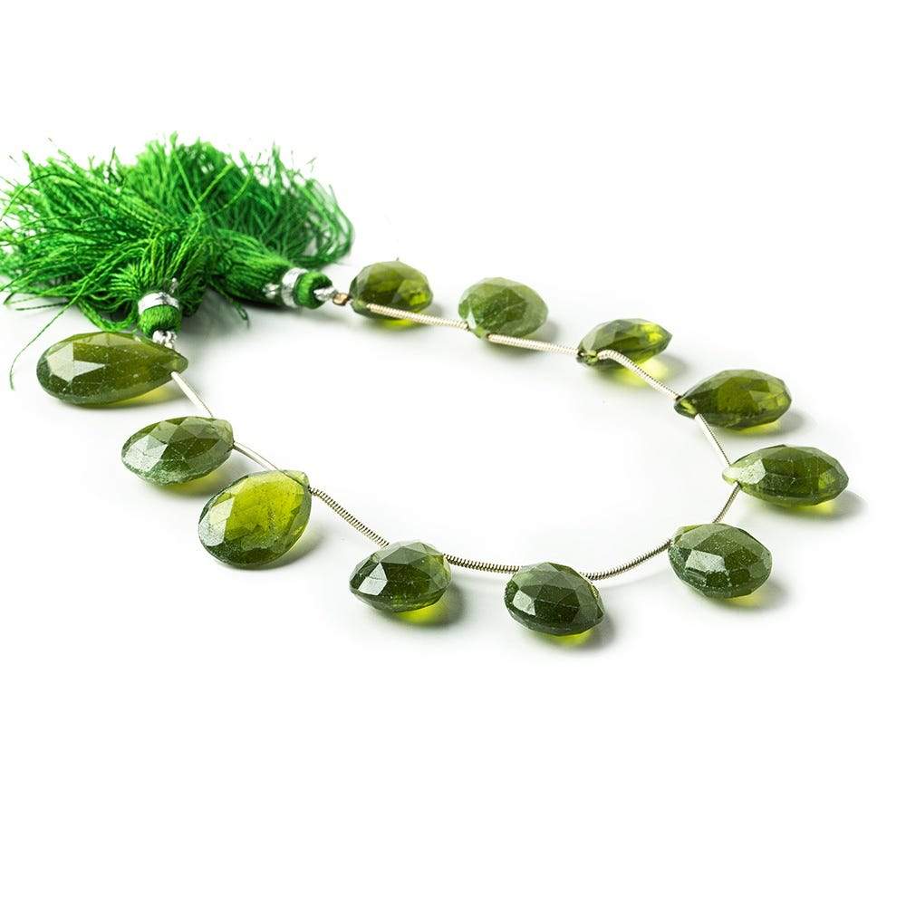 16x11-22x13mm Idocrase Pear Briolette - Beadsofcambay.com