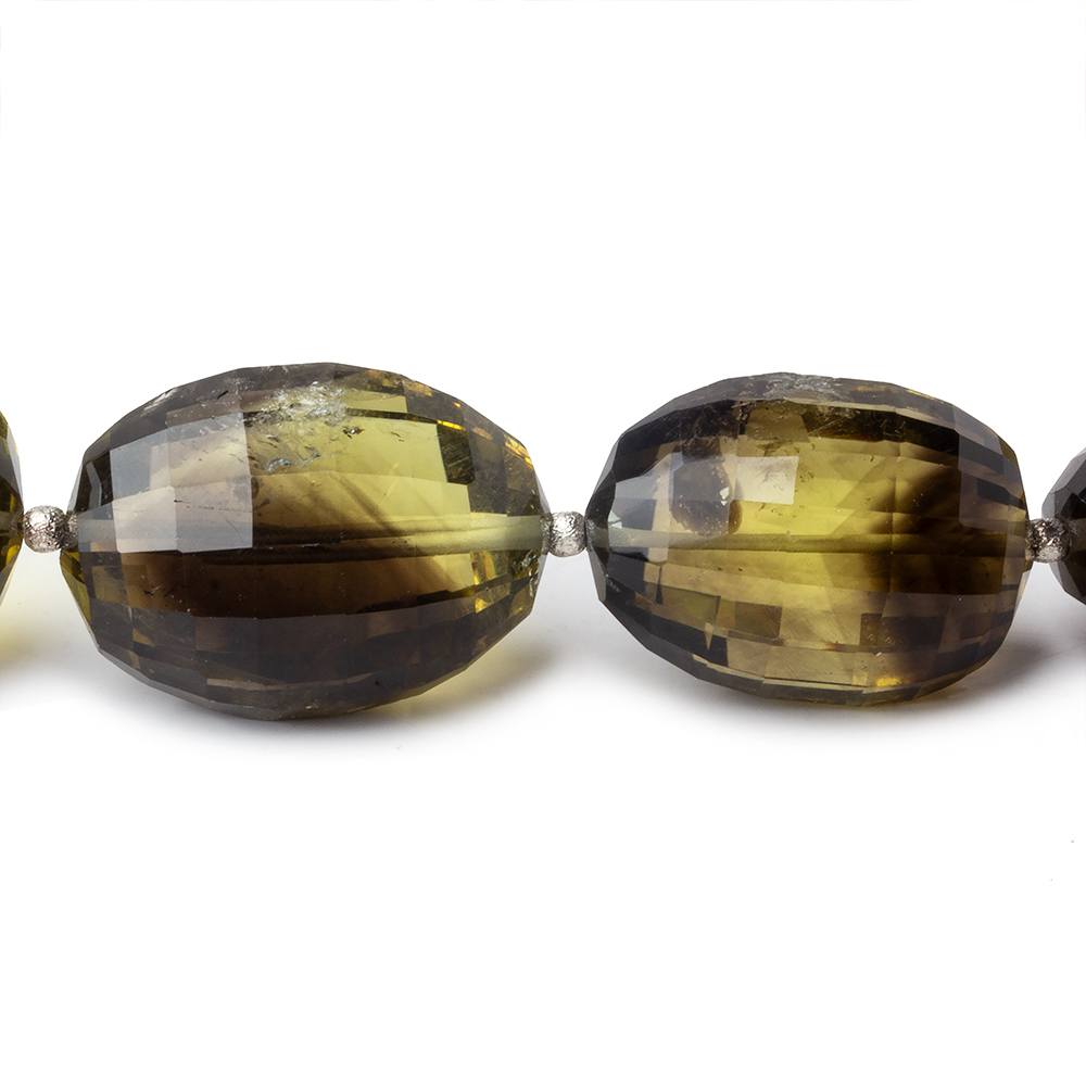 18x14-24x19mm BiColor Quartz checkerboard faceted nugget beads 12 inch 14 beads A - Beadsofcambay.com