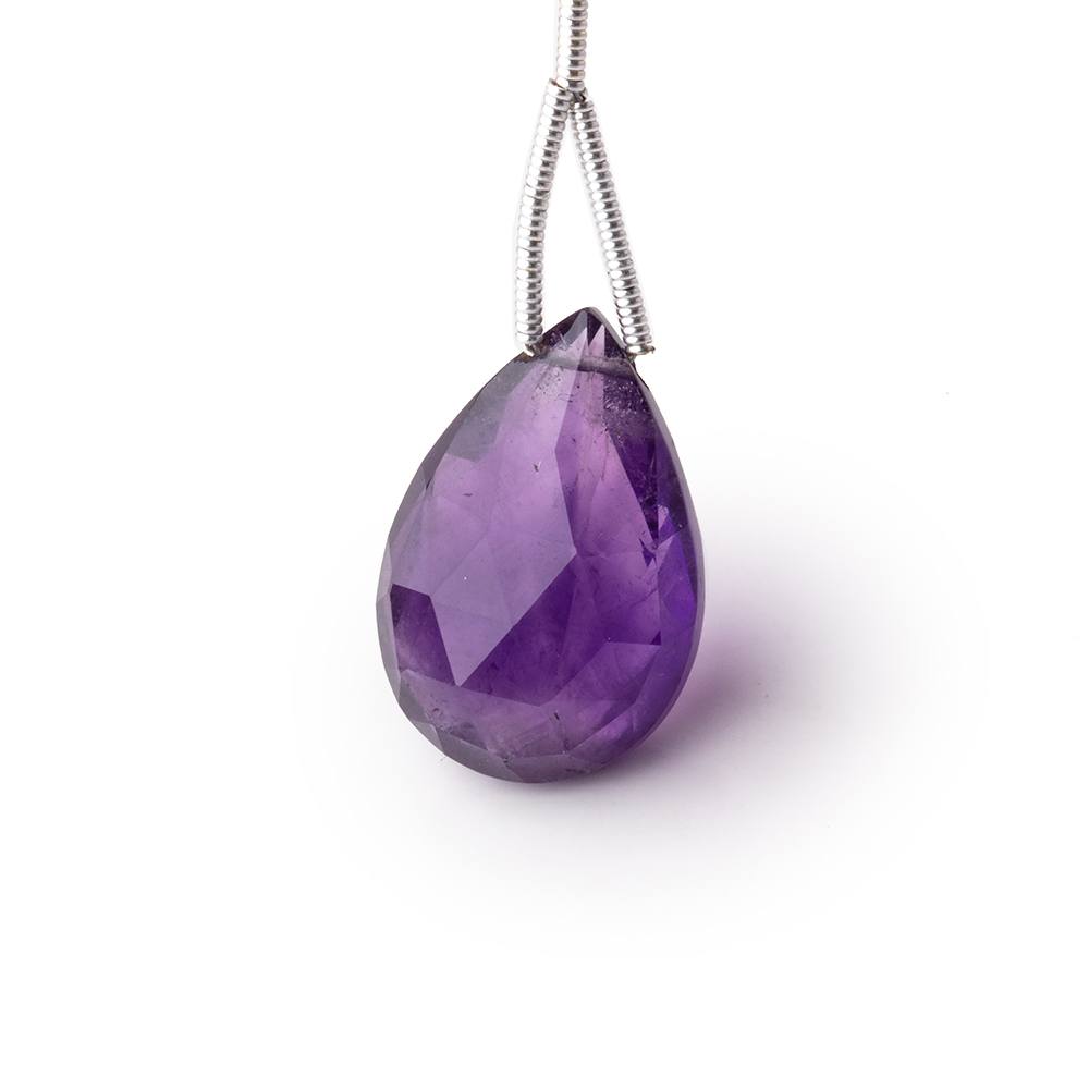 19x12-20x14mm Amethyst Faceted Pear 1 Focal Bead - Beadsofcambay.com