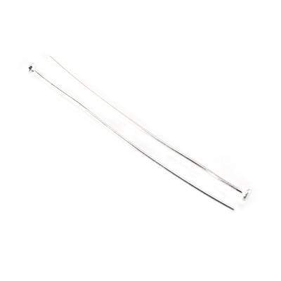 2" length Sterling Silver Disc Headpin, 22 Gauge Wire, 10 pieces per Bag - Beadsofcambay.com