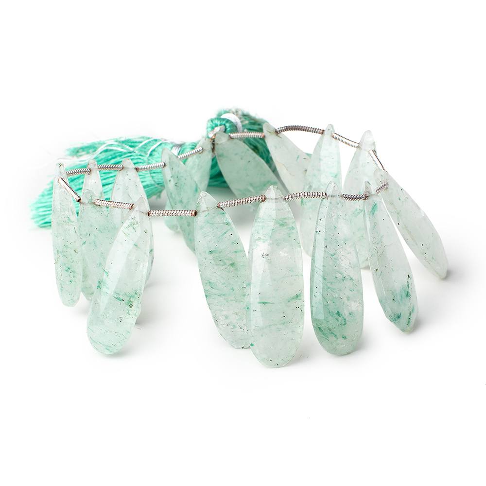 25x11-32x11mm Aventurine Faceted Pear Beads 7.5 inch 15 pieces - Beadsofcambay.com