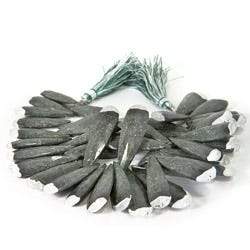 28x10-40x11mm Cave Jasper Elongated Pear Briolette - Beadsofcambay.com