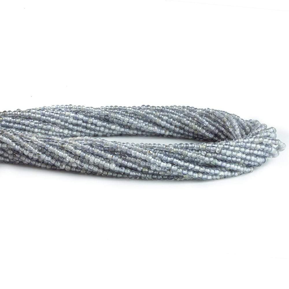 2mm Iolite plain round Beads 13 inch 175 pieces - Beadsofcambay.com