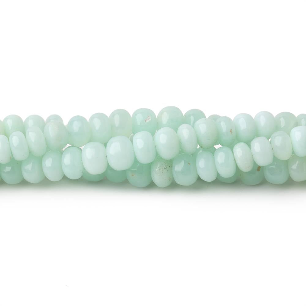 3.5-5.5mm Pale Chrysoprase Plain Rondelle Beads 18 inch 151 pieces - Beadsofcambay.com