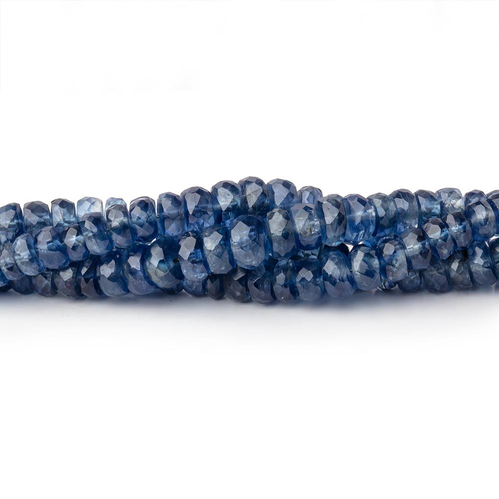3.5-6mm Kyanite Faceted Rondelle Beads 18 inch 187 pieces AA - Beadsofcambay.com