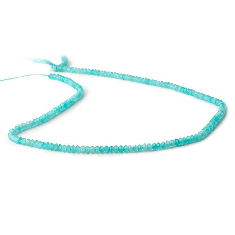 3mm Amazonite Micro Faceted Disc Rondelle Beads 13 inch 165 pieces - Beadsofcambay.com