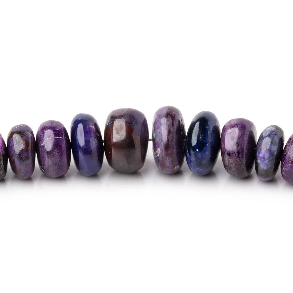 4-8.5mm Sugilite Plain Rondelle Beads 18 inch 166 pieces AAA - Beadsofcambay.com