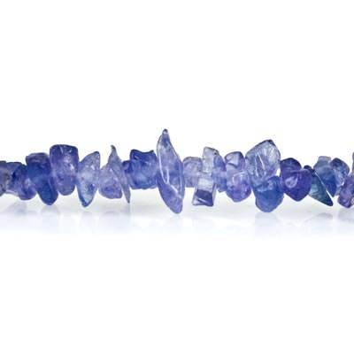 4mm Tanzanite Plain Nugget Chip Beads 14 inch 200 pieces - Beadsofcambay.com