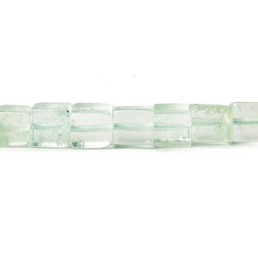 4x4mm Aquamarine Plain Cubes 16 inch 88 beads A - Beadsofcambay.com