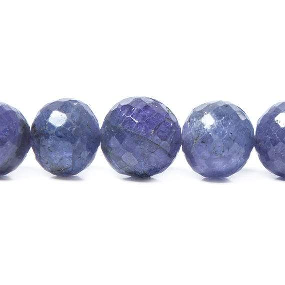5-10mm Tanzanite faceted round Beads 16 inch 68 pieces - Beadsofcambay.com