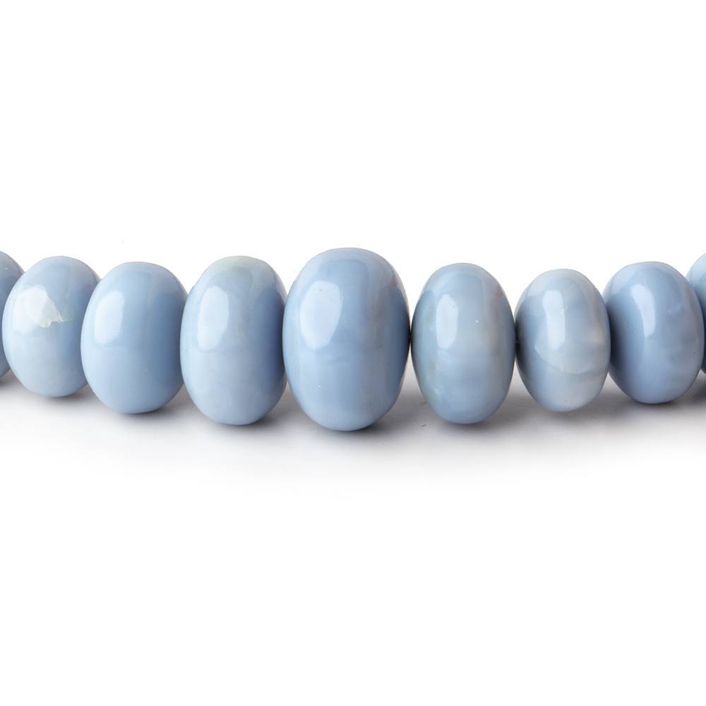 5-13mm Owyhee Denim Blue Opal Plain Rondelle Beads 18 inch 88 pieces - Beadsofcambay.com