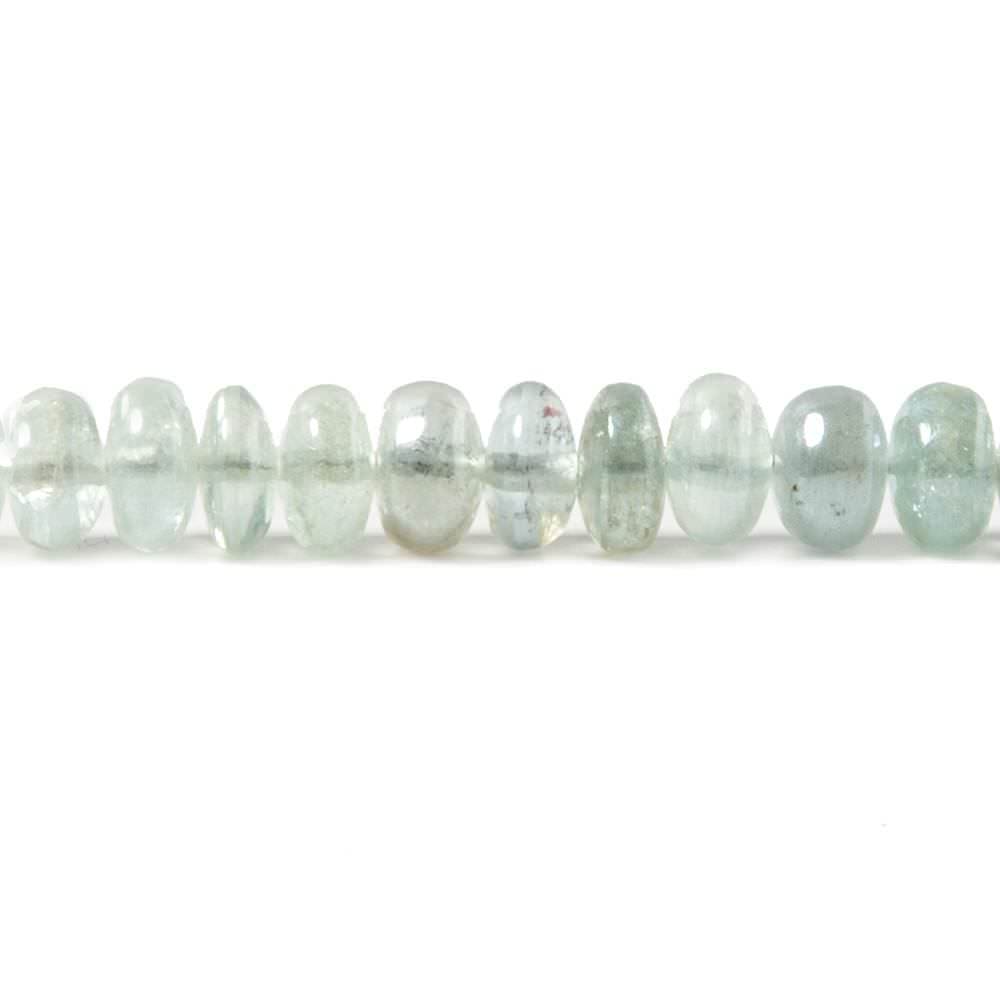 5-6mm Silver Mystic Multi Beryl plain rondelles 8 inch 61 beads - Beadsofcambay.com