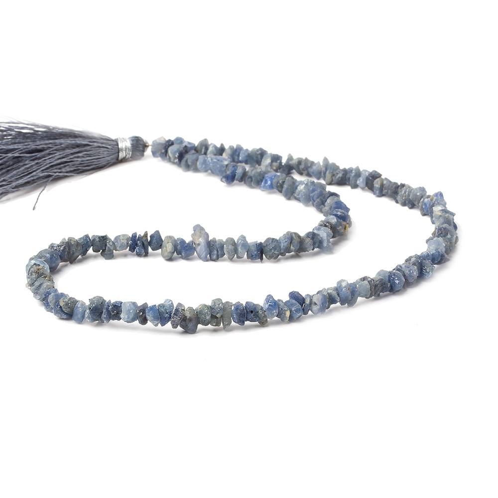 5-8mm Blue Sapphire Crystal Chip Beads 14.5 inch 148 pieces - Beadsofcambay.com