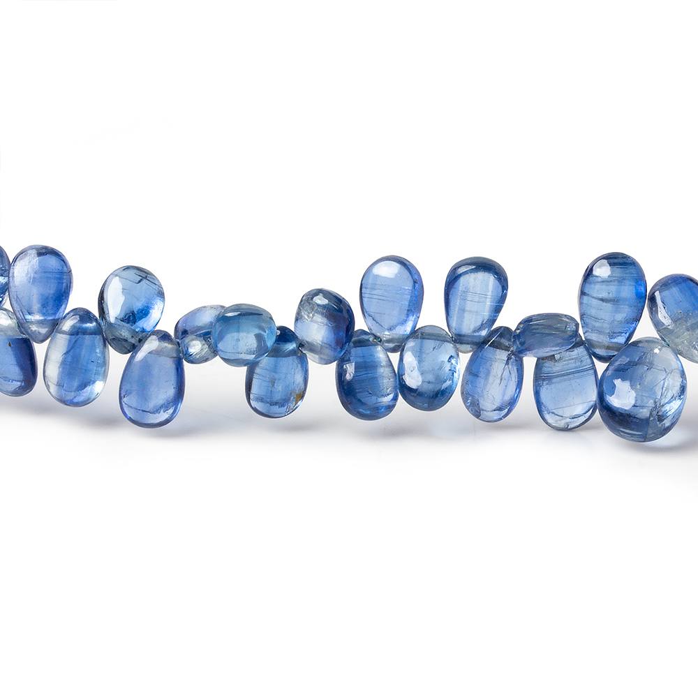 5x3-7x4mm Kyanite plain pear beads 18 inch 184 pieces AA - Beadsofcambay.com