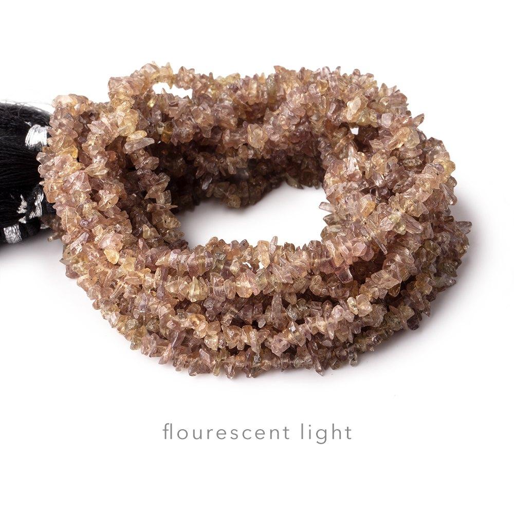 5x4mm Color Change Garnet Plain Chip Beads 16 inch 298 pieces - Beadsofcambay.com