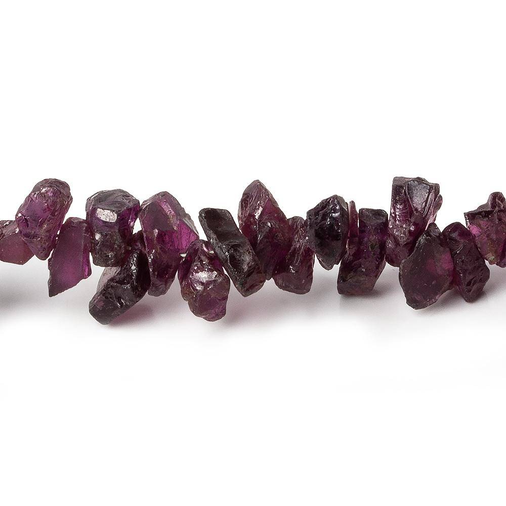 6-10mm Rhodolite Garnet Beads Natural Crystal 15 inch 167 pieces - Beadsofcambay.com