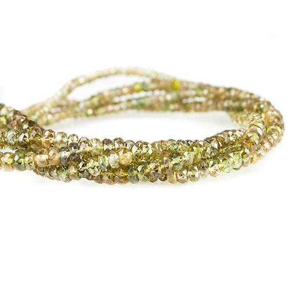 6mm Color Change Garnet Faceted Rondelle Bead 16 inch 212 bead AAA Grade - Beadsofcambay.com