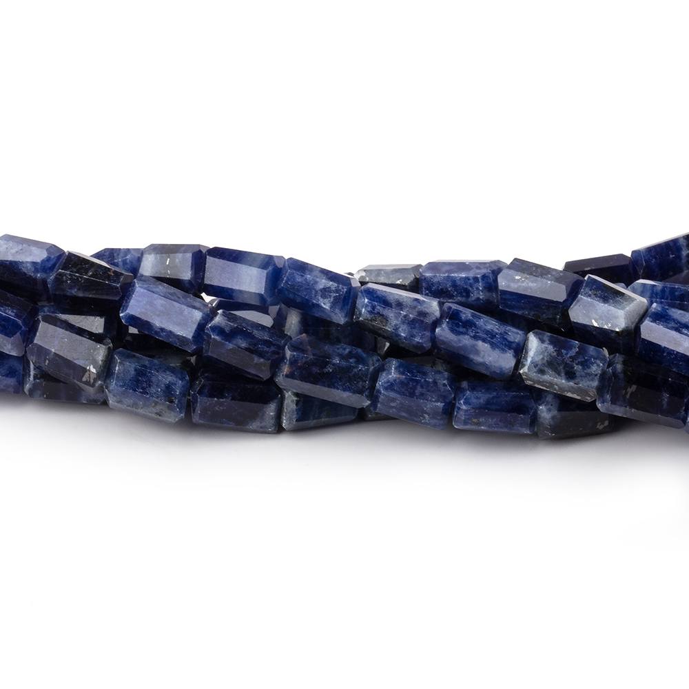 6x4-9x5mm Sodalite Faceted Nugget Beads 18 inch 63 pieces - Beadsofcambay.com