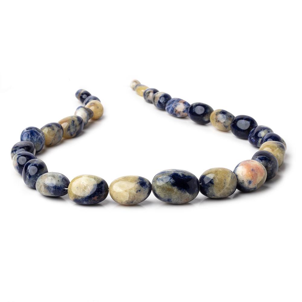 6x5.5-20x13.5mm Sodalite Plain Nugget Beads 16 inch 28 pieces AA - Beadsofcambay.com