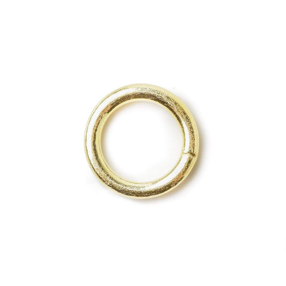 7mm Vermeil Plain Jumpring 25 rings per bag - Beadsofcambay.com