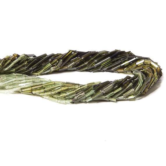 7x3mm Green Shaded Tourmaline Natural Crystal - Beadsofcambay.com