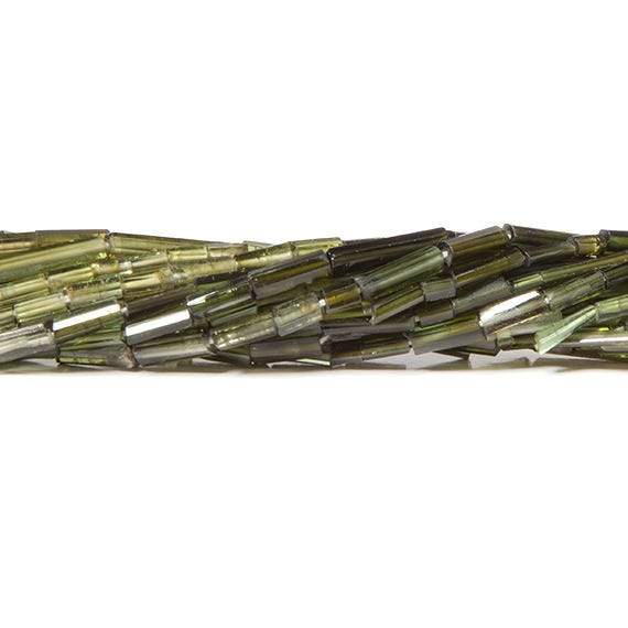 7x3mm Green Shaded Tourmaline Natural Crystal - Beadsofcambay.com