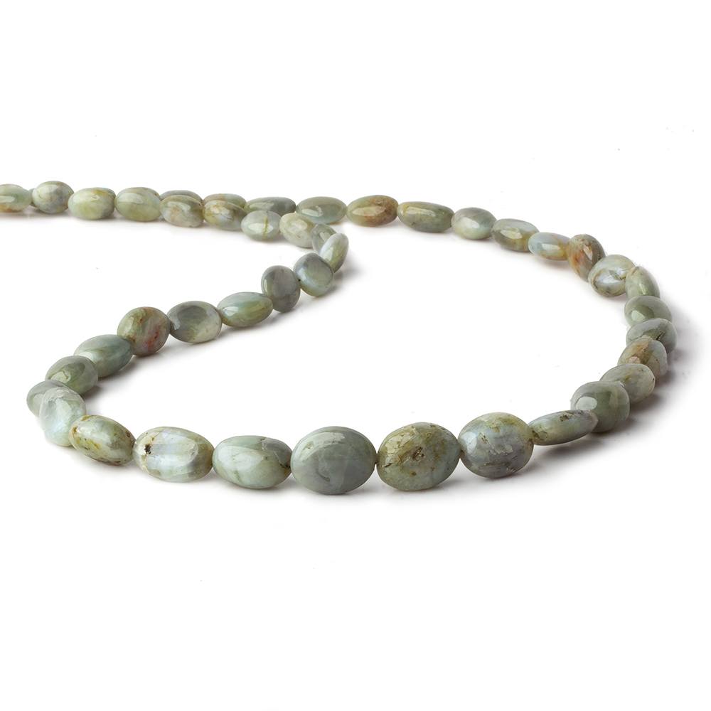 7x5-12x8mm Cat's Eye Chrysoberyl plain nugget beads 18 inch 47 pieces - Beadsofcambay.com
