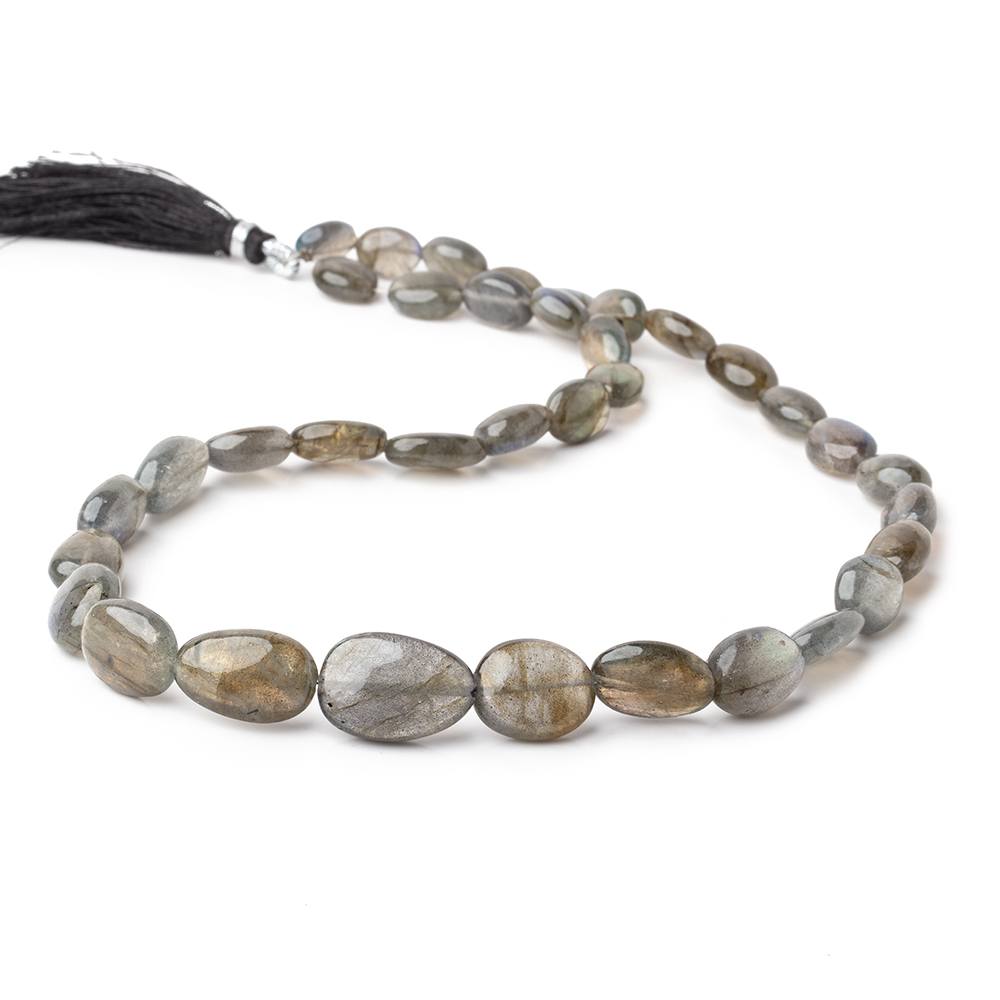 7x5-18x12mm Labradorite Plain Nugget Beads 18 inch 36 pieces - Beadsofcambay.com