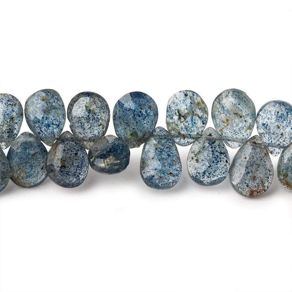 7x5-8x5mm Apatite in Quartz Faceted Pear Beads 8 inch 69 pieces - Beadsofcambay.com