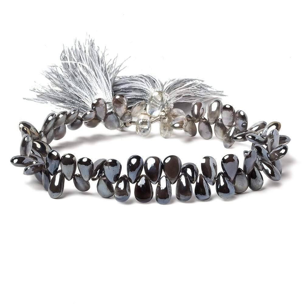 7x5-8x5mm Mystic Scapolite Plain Pear Beads, 8 inch 75 pieces - Beadsofcambay.com