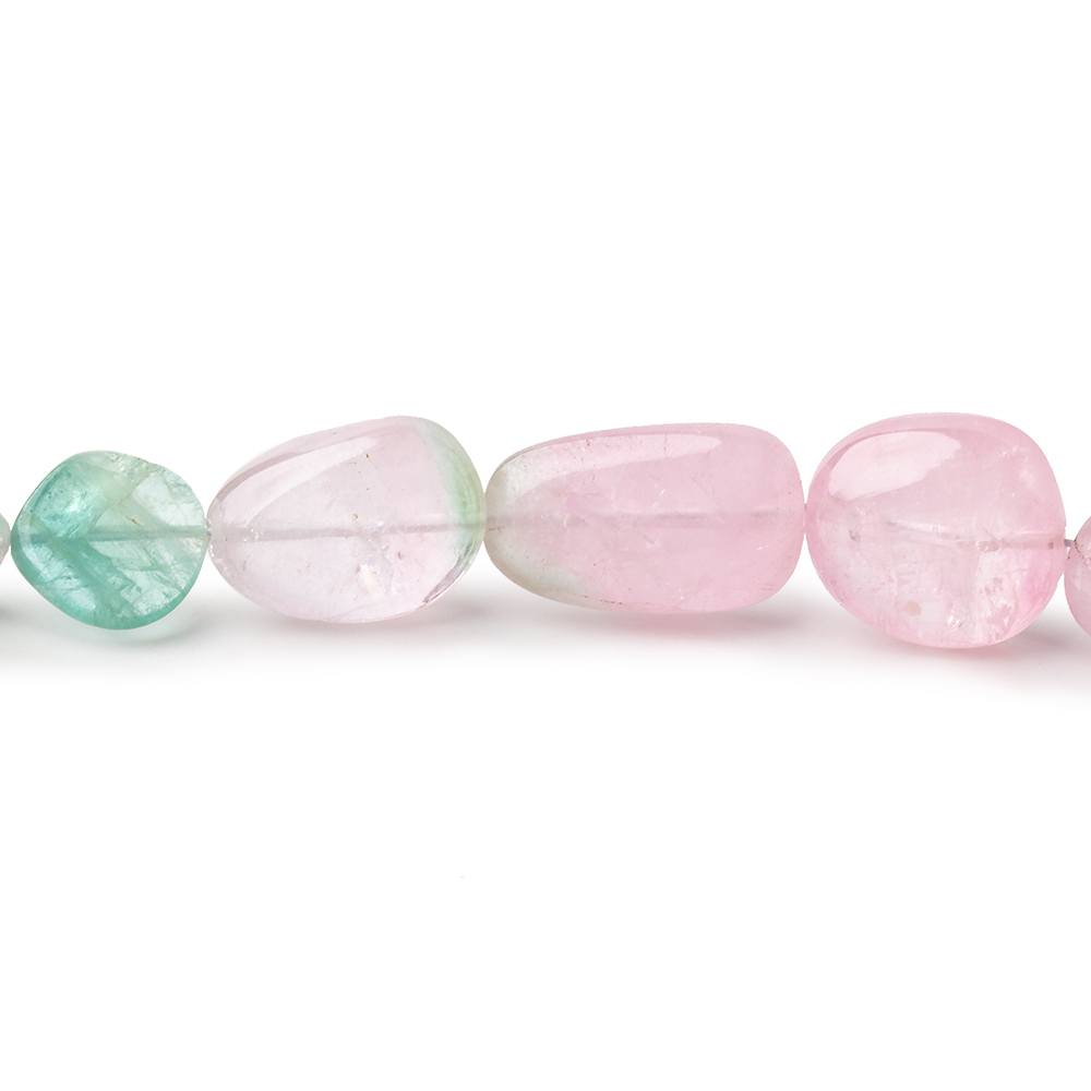 7x6-12x11mm Afghani Tourmaline Plain Nugget Beads 17 inch 42 pieces AAA - Beadsofcambay.com