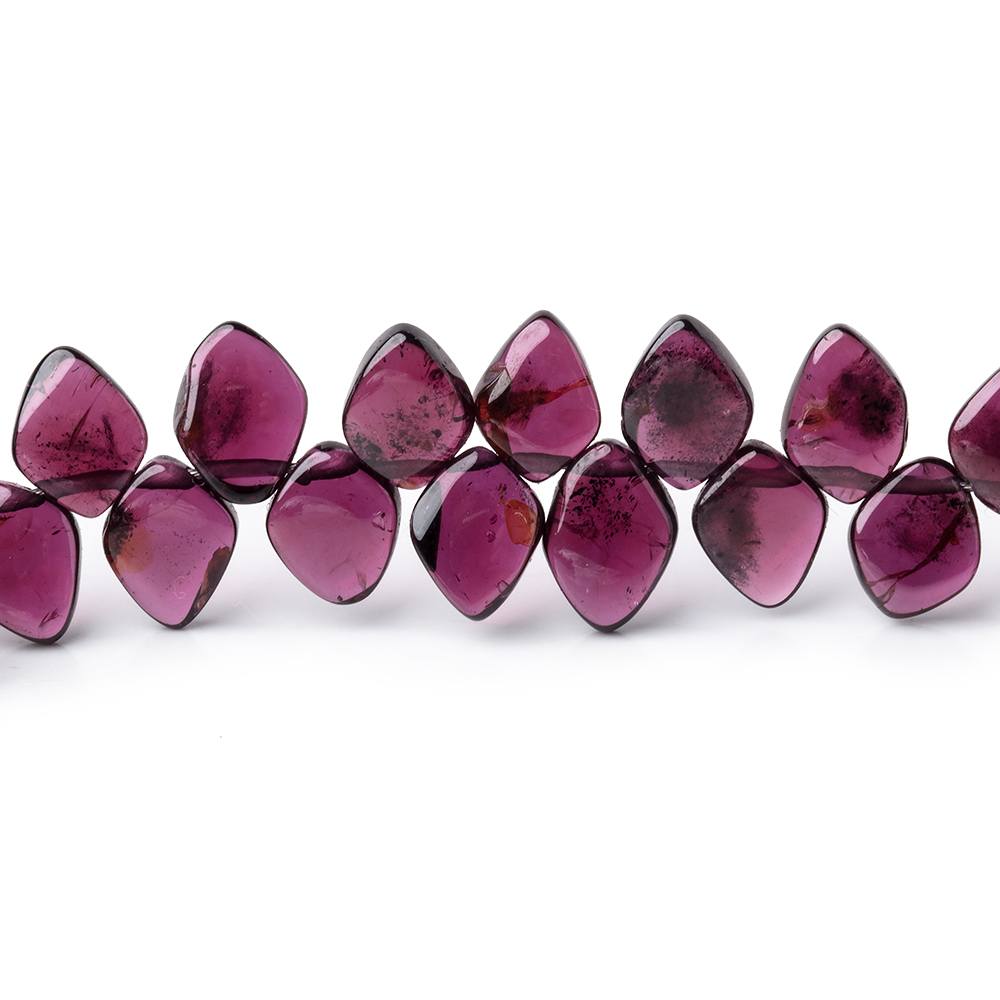 7x6mm Rhodolite Garnet Plain Kite Beads 7.5 inch 54 pieces - Beadsofcambay.com