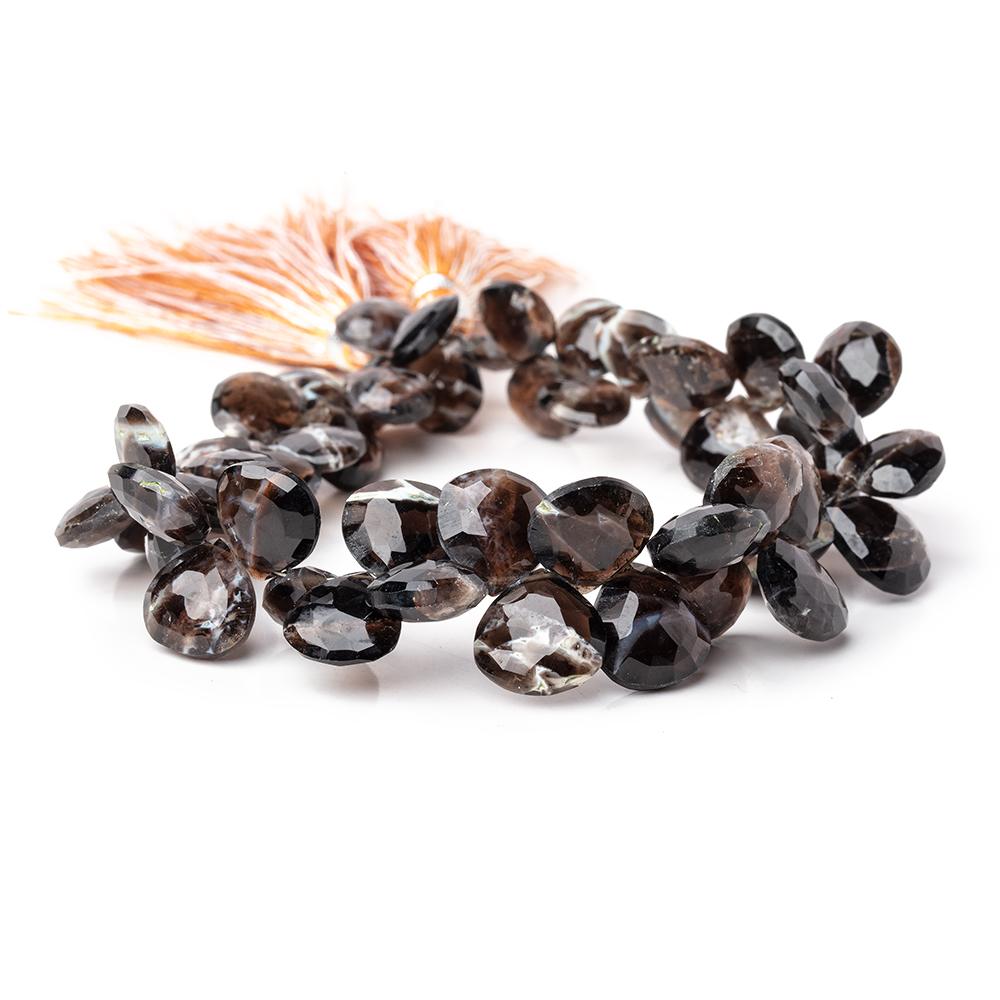 8-10mm Rapid City Jasper Faceted Heart Beads 8 inch 52 pieces - Beadsofcambay.com