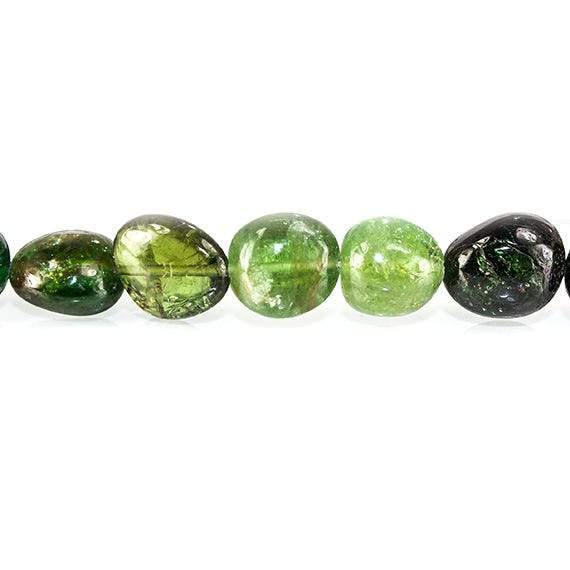 8-13mm Chrome Tourmaline Smooth Nugget - Beadsofcambay.com