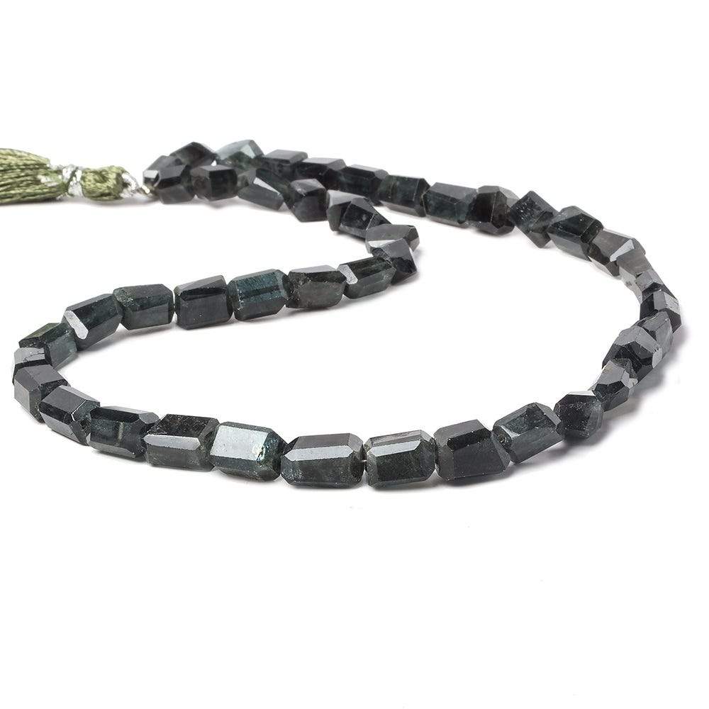 8x5-11x8mm Moss Aquamarine faceted nugget beads 15 inch 44pieces - Beadsofcambay.com