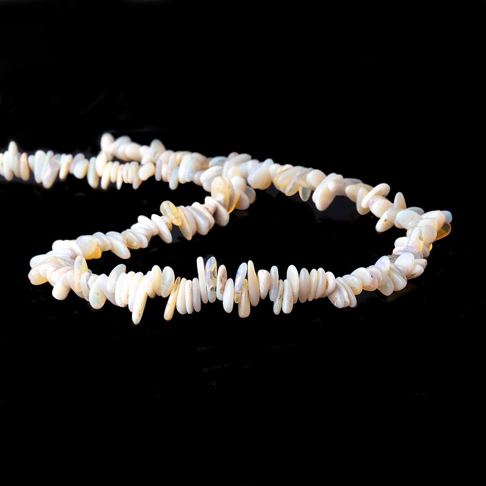 8x5-13x5mm Australian Opal Top Drill Plain Nuggets 18 inch 206 beads - Beadsofcambay.com