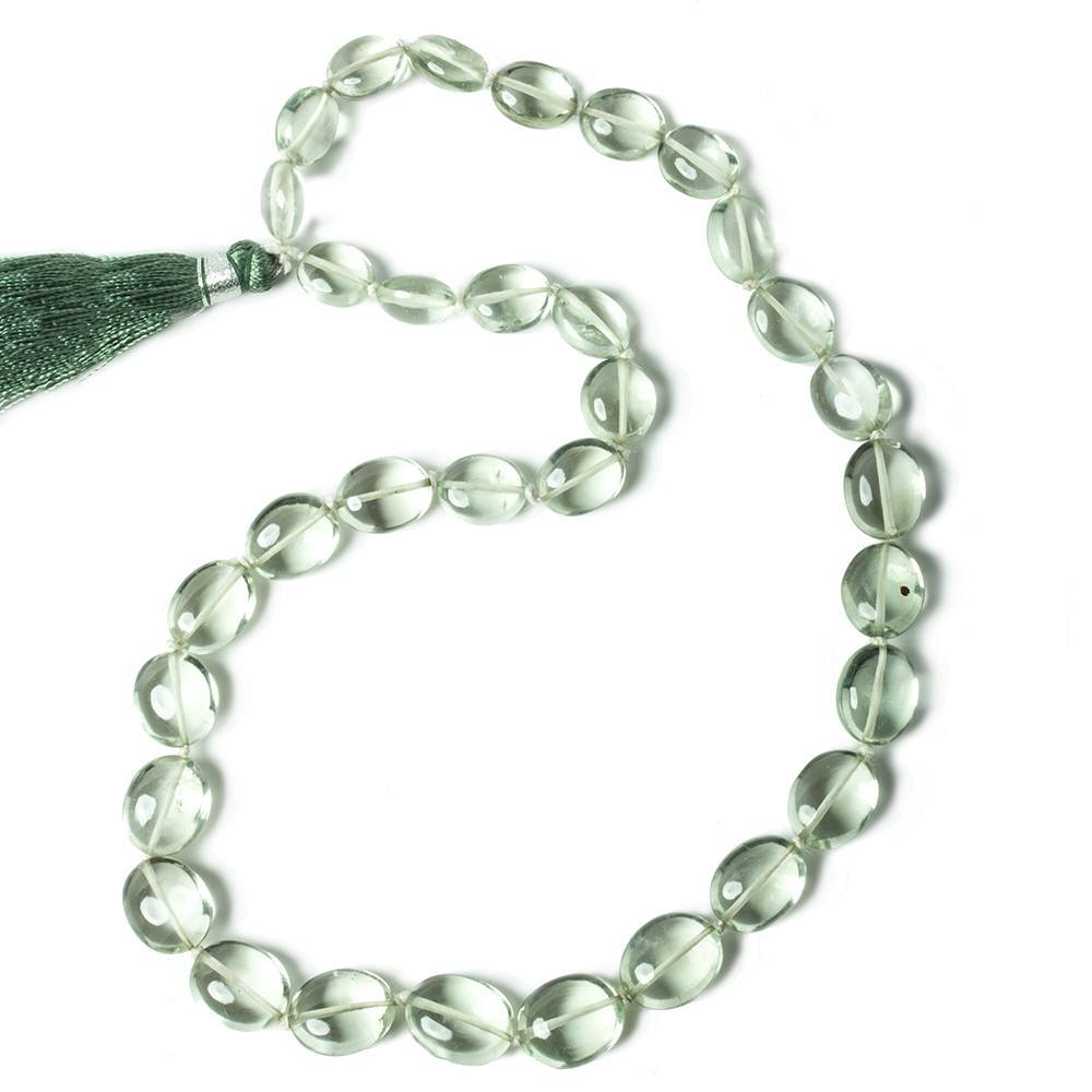8x6-12x9mm Prasiolite Plain Nugget Beads 14 inch 33 pieces - Beadsofcambay.com