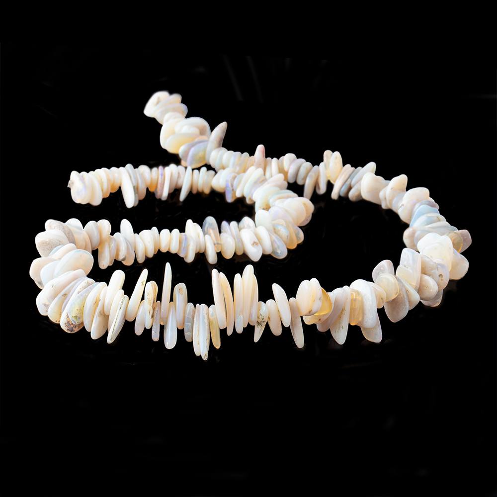 8x6-15x6mm Australian Opal Top Drilled Plain Nuggets 18 inch 200 Beads - Beadsofcambay.com