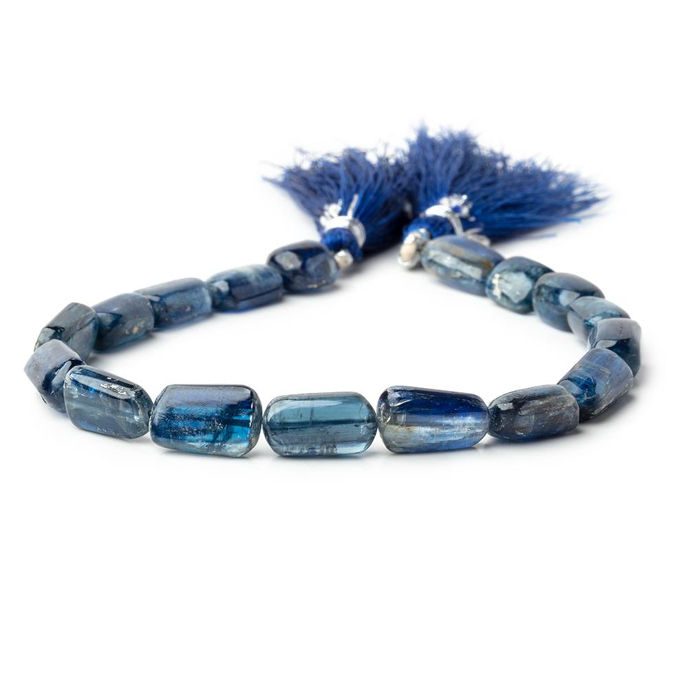8x7-12x7mm Blue Kyanite Plain Nugget Beads 8 inch 15 pieces - Beadsofcambay.com