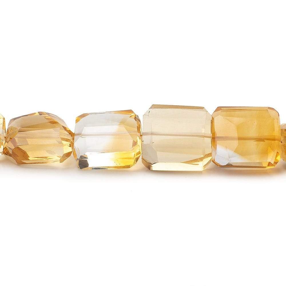 8x7-14x12mm Citrine Faceted Nugget Beads 16 inch 33 pieces - Beadsofcambay.com