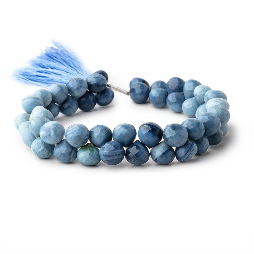 8x7-8.5x8mm Owyhee Opal Faceted Candy Kiss Beads 8 inch 48 pieces - Beadsofcambay.com