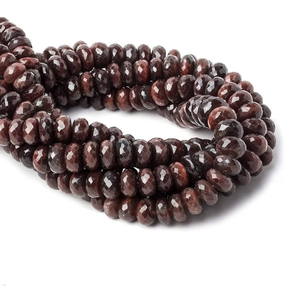 9-9.5mm Scapolite faceted rondelle beads 14 inch 65 pieces AA - Beadsofcambay.com