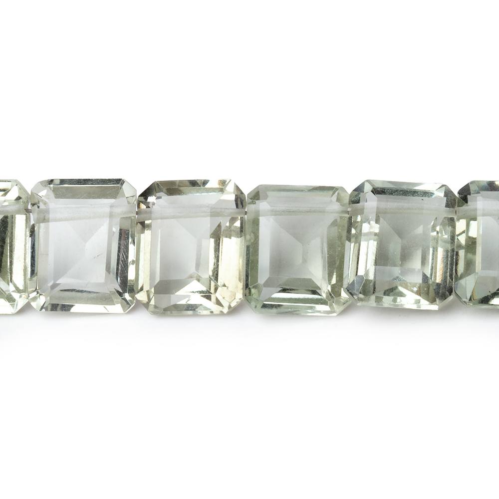 9.5x8mm Prasiolite Emerald Cut Rectangles 9 inch 30 Beads AA - Beadsofcambay.com