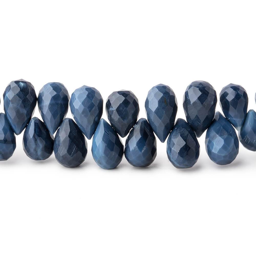 9x6-10x6mm Owyhee Blue Opal Tear Drop Beads 8 inch 61 pieces - Beadsofcambay.com