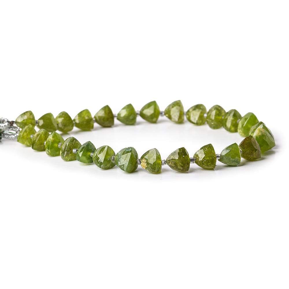 Idocrase Beads Straight Drilled Trillion - Beadsofcambay.com