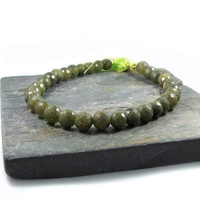 Idocrase Faceted Rounds - Beadsofcambay.com