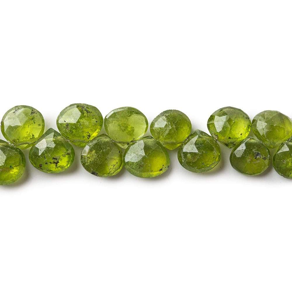 Idocrase Heart Briolette - Beadsofcambay.com